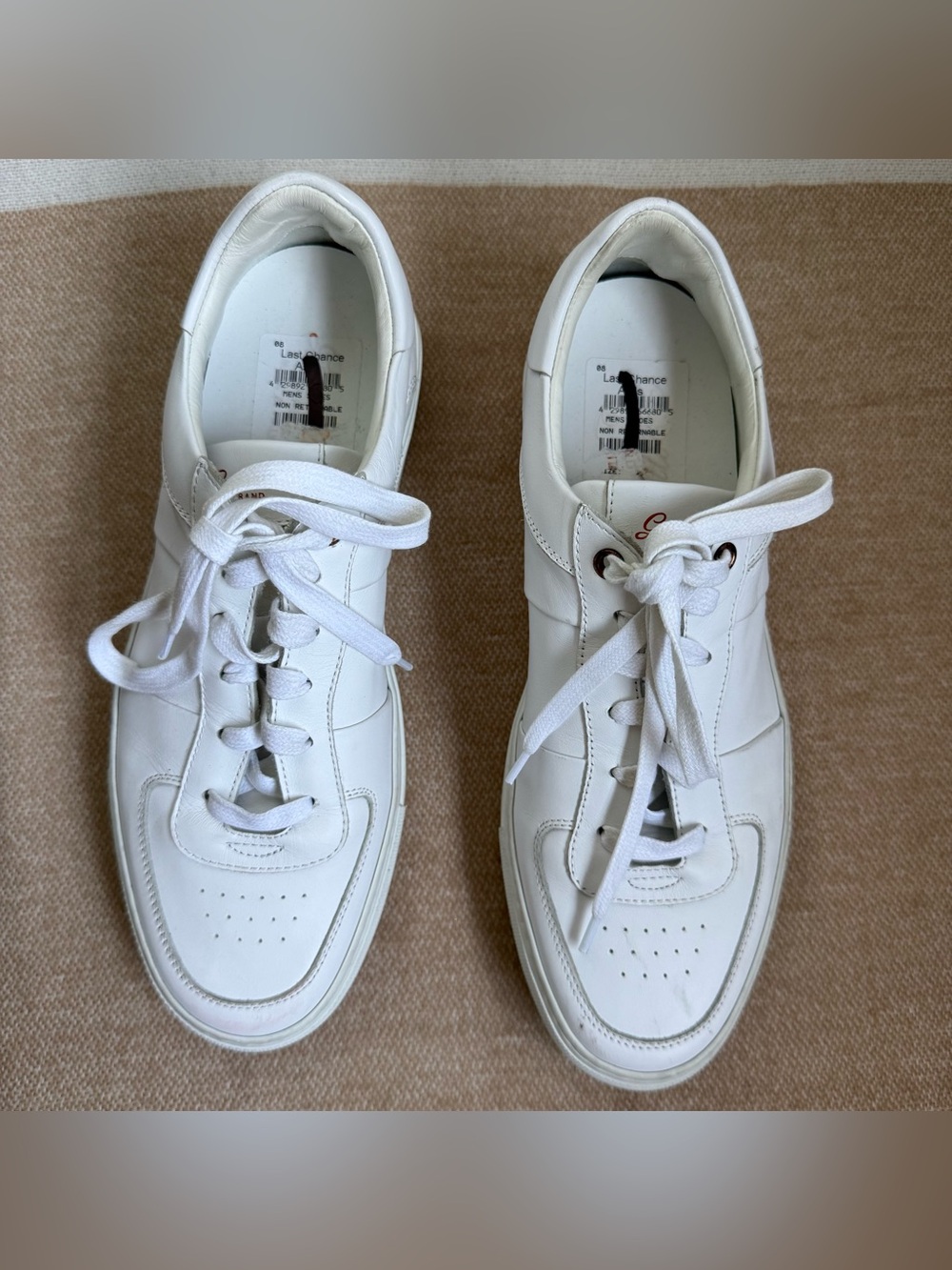 Good Man Brand White Leather Men's Sneakers